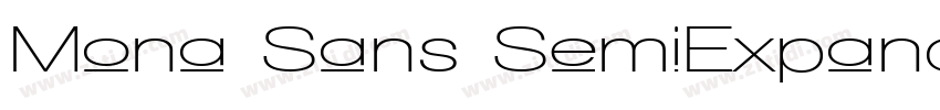 Mona Sans SemiExpand字体转换